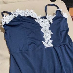 Navy blue dress